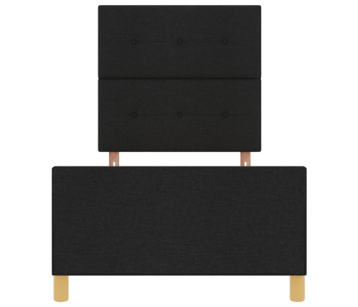 Cama  Negra 80x200 cm Tela