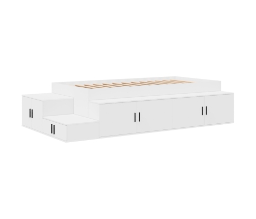 Estructura de Cama de Almacenamiento  Set de 3 Blanca