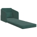 Sofá Cama  2 en 1 Verde Oscuro 65x80x83 cm de Terciopelo