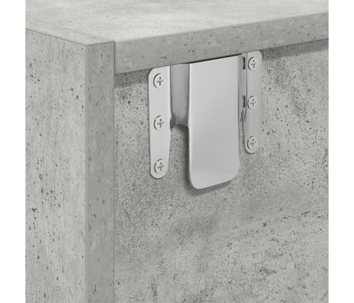 Mueble de TV  Gris Concreto Madera Compuesa 100 x 31 x 25.5 cm