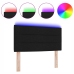Cabecera LED Diseño de Líneas Negra 80 cm Tela