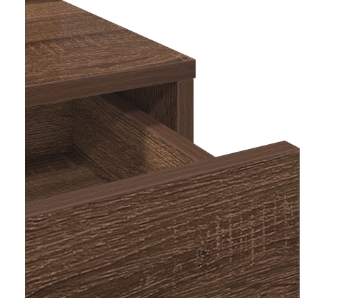 Mesa de Tocador  con Luces LED Madera de Fresno 50x41x140 cm