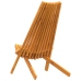 Sillas de jardín plegables  2 pcs de madera maciza de acacia