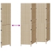Divisores de habitaciones  Beige Ratán Alto Plegable