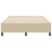 Cama con somier  Verde Claro Gris 160x200 cm Tela de Corduroy