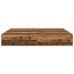 Estructura de Cama Madera Recuperada Madera de Roble Sólido