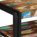 Mesas Auxiliares  Multicolor 90x33x75 cm de Madera Sólida Recuperada y Metal