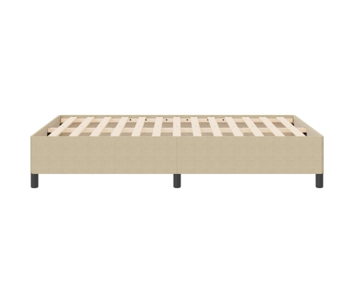 Estructura de Cama  Verde Claro Gris 140x190 cm Tela de Pana