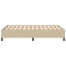 Estructura de Cama  Verde Claro Gris 140x190 cm Tela de Pana