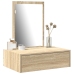 Mesa de tocador colgante de roble Sonoma 60x40x70 cm