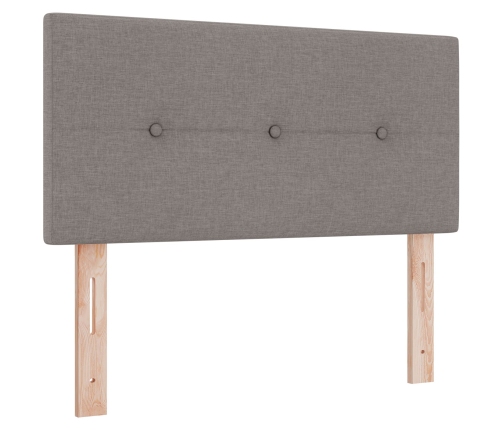 Cabecero Tufted con Botones Taupe de 90 cm