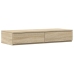 Marco de Cama con Almacenamiento Sonoma Oak Madera elaborada