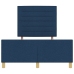 Estructura de cama de tela azul  140x200 cm