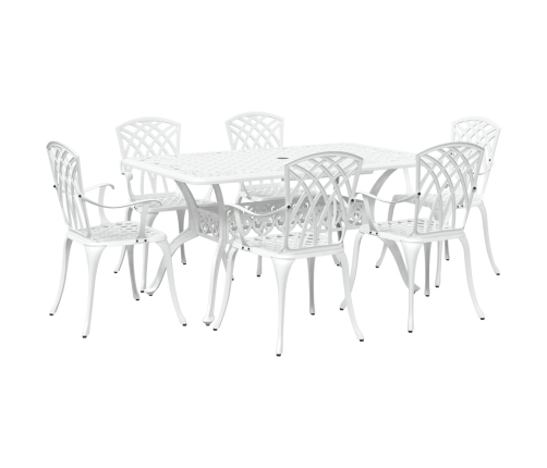 Set de 4 Blanco Aluminio Fundido Grande