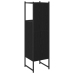 Armario de baño  Negro Roble 33x33x120,5 cm Madera elaborada