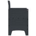 Silla de Jardín  Set de 4 Antracita, Gris Claro