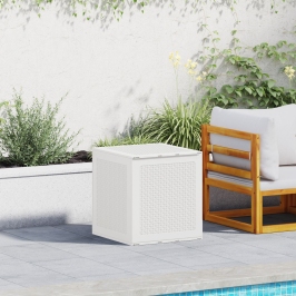 Caja de almacenamiento exterior  blanca 55x53x57 cm PP