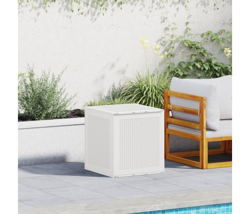 Caja de almacenamiento exterior  blanca 55x53x57 cm PP
