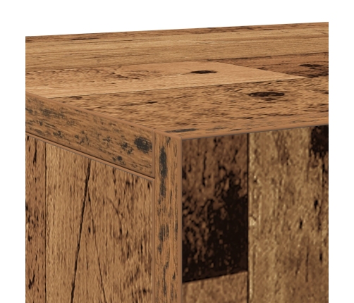 Sideboard  con 3 puertas de madera vieja 90x34x80 cm de madera compuesta