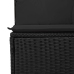 Conjunto de Sofá de Jardín 9 Piezas Negro