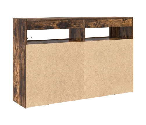 Aparador  Roble Ahumado Madera Ingenierizada 116 x 30 x 75 cm