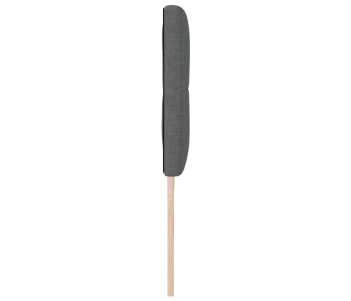 Cabecero Tapizado Gris Oscuro de  200 cm