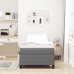 Estructura de Cama  Gris Claro 100x200 cm Tela de Corduroy