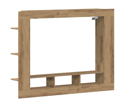 Cabinet de TV Wall-Mounted de  en Roble Artesanal 152x22x113 cm