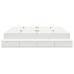 Marco de cama Blanco Madera de calidad 180 x 200 x 31.5 cm