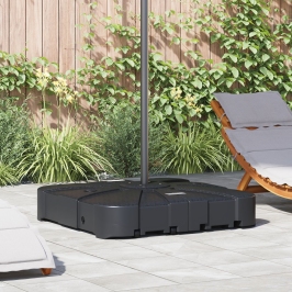 Set de Base de Parasol Cantilever de 2 Piezas  - 150kg de Arena o 113kg de Agua