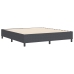 Cama Box Spring  Gris Oscuro Super King de Tela de Corduroy
