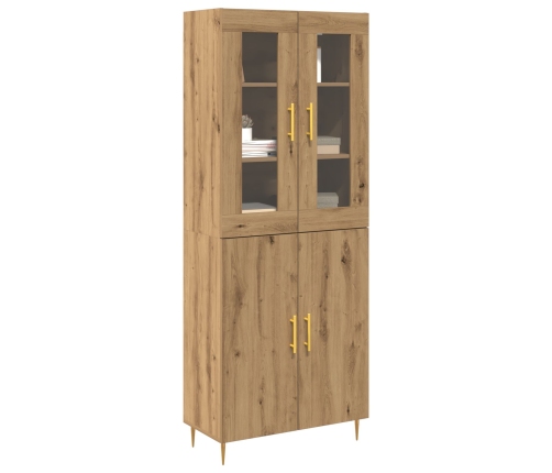 Highboard Artisan Oak 69.5x34x180 cm Madera Elaborada