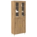 Highboard Artisan Oak 69.5x34x180 cm Madera Elaborada