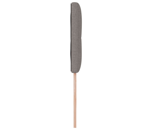 Cabezal  Button Tufted Taupe 100 cm Tela