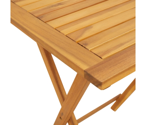 Conjunto de Comedor Exterior  Blanco Crema Madera Estándar