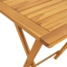 Conjunto de Comedor Exterior  Blanco Crema Madera Estándar