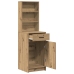 Gabinete alto de roble artesanal 40x41x135 cm de madera de ingeniería