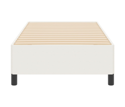 Estructura de Cama  Crema 90x190 cm en Tela de Corduroy
