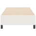 Estructura de Cama  Crema 90x190 cm en Tela de Corduroy