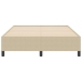 Estructura de Cama  Verde Claro Gris 140x200 cm Tela de Corduroy
