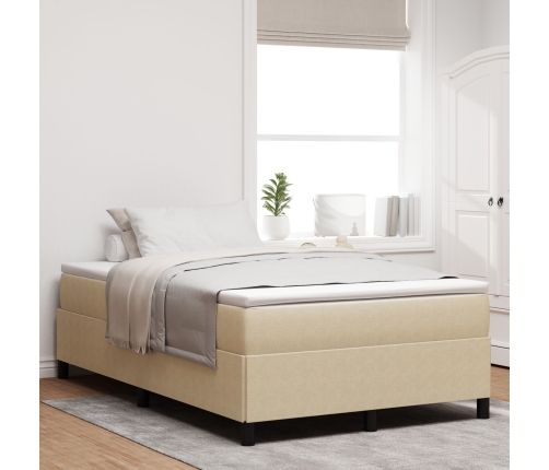 Marco de Cama  Verde Claro Gris 120x200 cm Tela de Corduroy