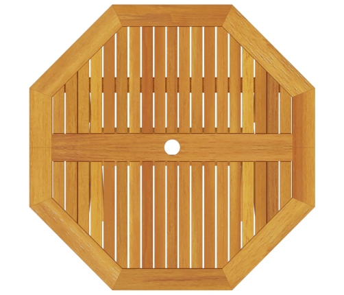 Set de comedor de jardín de 5 piezas  de madera maciza de acacia