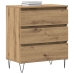 Aparador con Cajones de Roble Artesanal 60x35x70 cm Madera Engineered