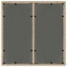 Juego de 2 Beige Poliratán 90 x 90 x 75 cm