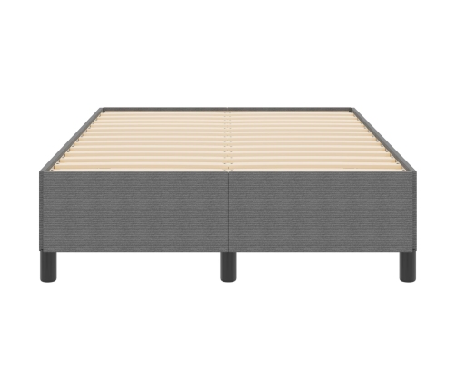 Marco de Cama Gris Claro 120x190 cm Tela de Corduroy