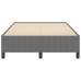 Marco de Cama Gris Claro 120x190 cm Tela de Corduroy