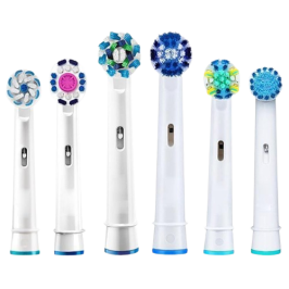 Heads for electric toothbrushes