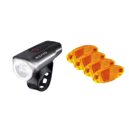 Bike lights and reflectors